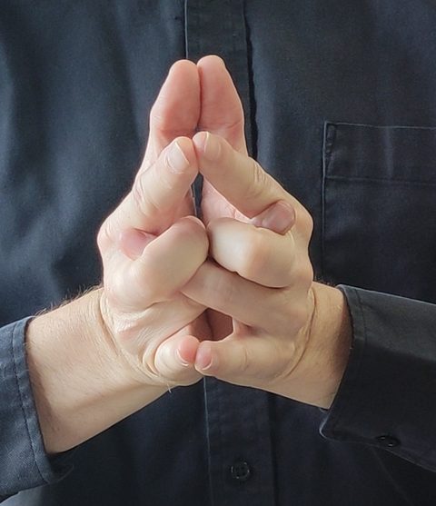 Mudra Sha · viertes der neun Siegel des Kuji Kiri