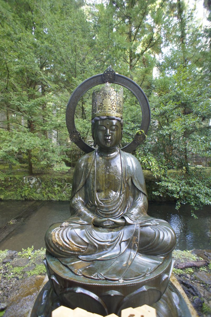 Dainichi-Nyorai-Statue am Koyasan · der kosmische Buddha der Shingon-Tradition