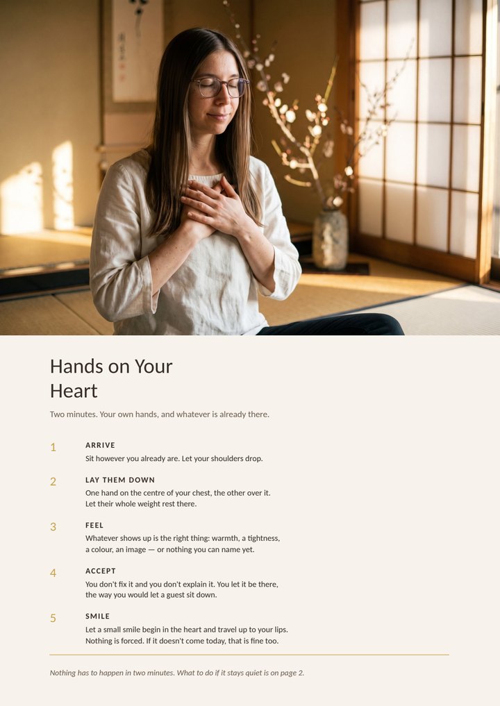 Preview of the PDF "Hands on Your Heart"
