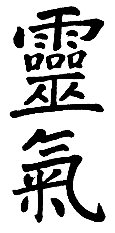 Reiki-Kalligraphie 靈氣 von Dr. Mark Hosak · spirituelle Lebenskraft