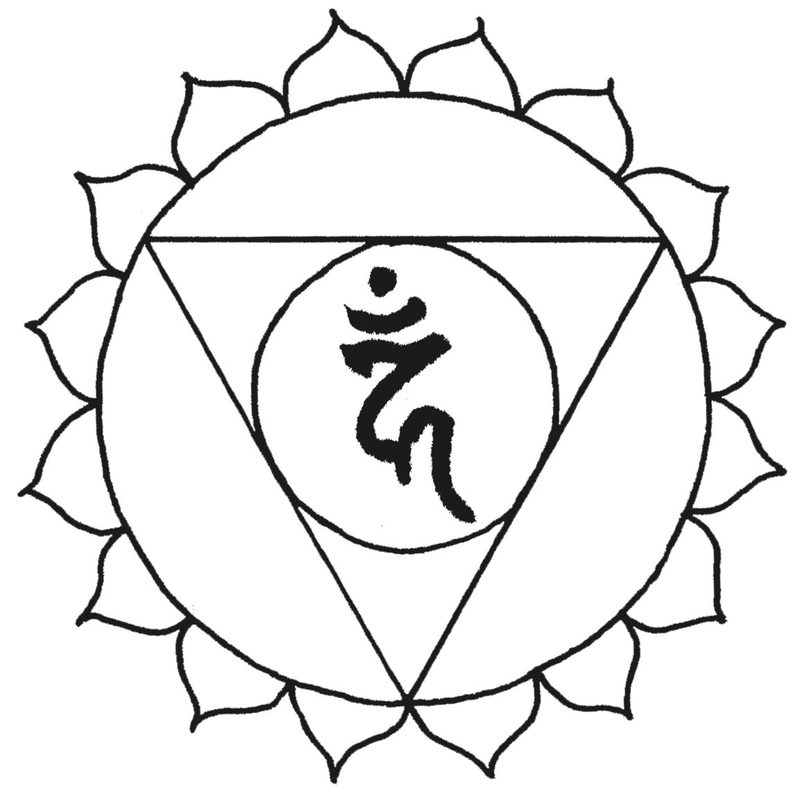 Siddham-Kalligraphie von Dr. Mark Hosak · Sonnen-Lotus-Mandala