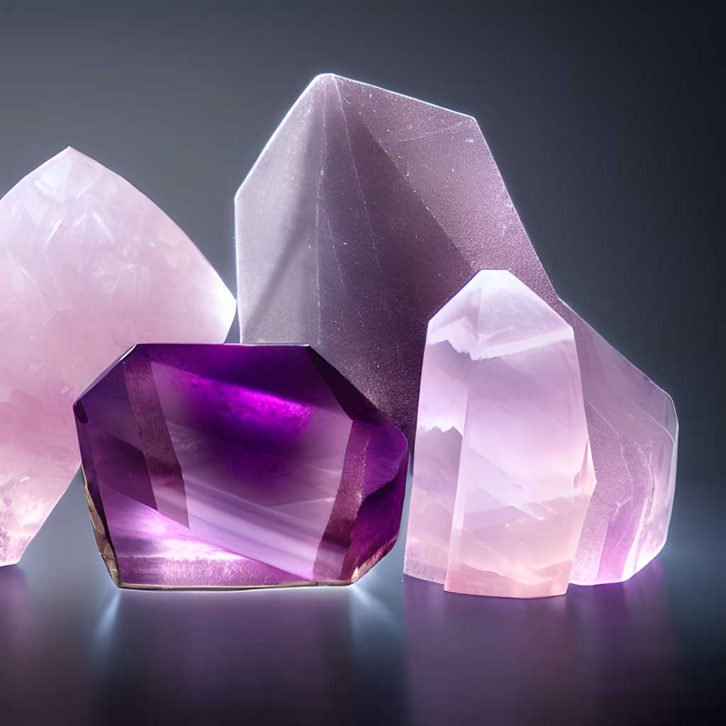 Reiki und Kristalle - Edelstein-Set