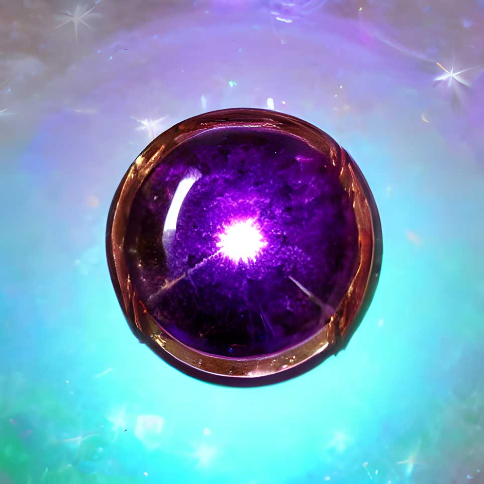Reiki und Kristalle - Amethyst - Drittes Auge öffnen - Kultivierung übernatürlicher Fähigkeiten