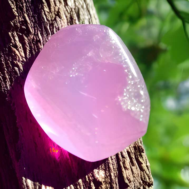 Reiki und Kristalle - Rosenquarz - Herzchakra
