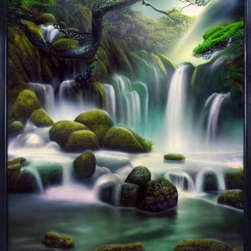Meditation rest in the power of water