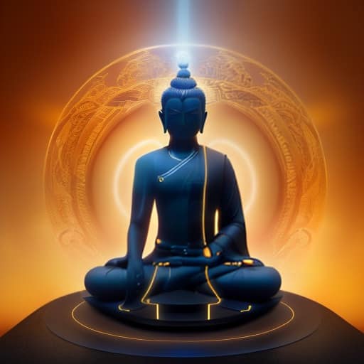 Buddhistischer Altar - Meditation