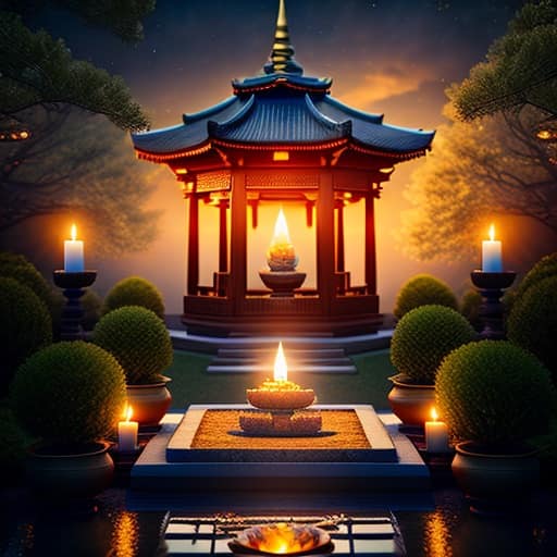 Buddhistischer Altar Formen und Typen