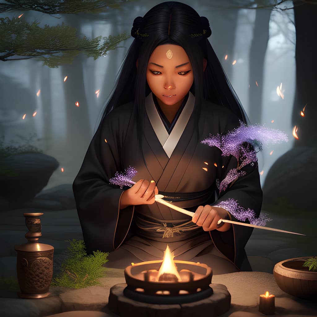 Buddhistischer Altar Ninja