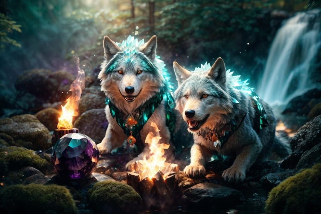 die heilende Kraft des schamanischen Wolfes