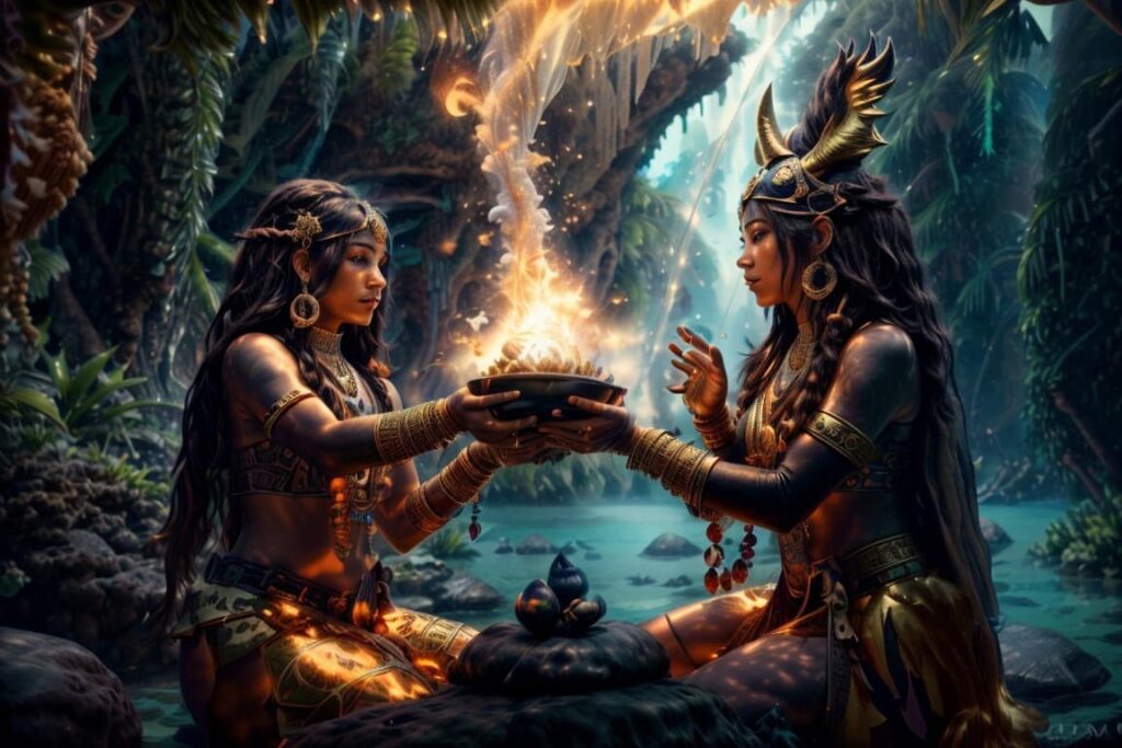 Schamanische Heiler und Heilerinnen