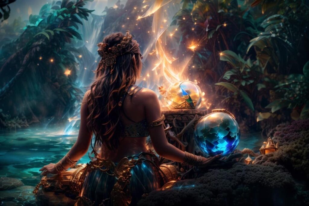 Verbindung zur Natur und zu den Geistern