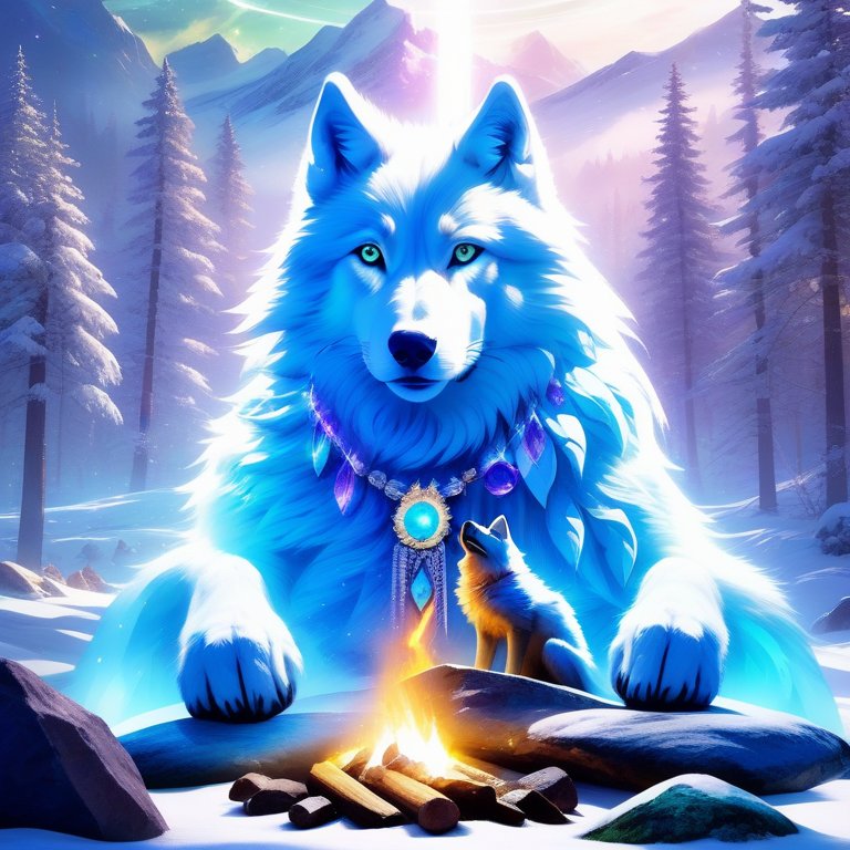 Magie mit der Kraft des Wolfes im Wolfs-Schamanen Meisterweg.