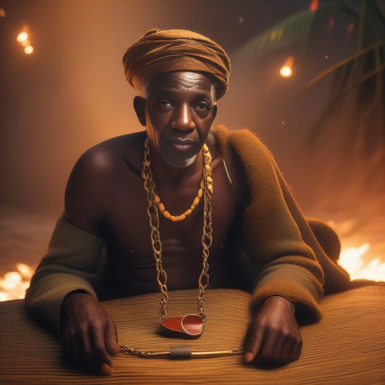 Guédé Badagris  steht für den Kampf für Freiheit im Voodoo.⛓️