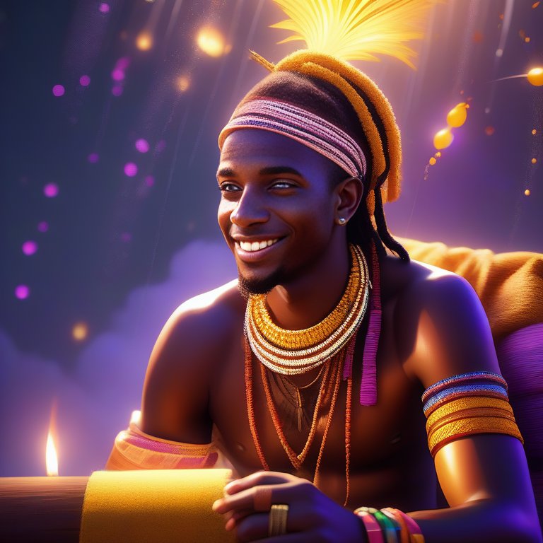 Guédé Nibo - Der lustige Trickster im Voodoo.