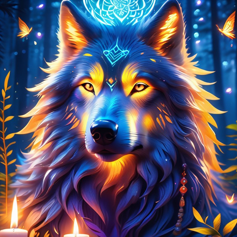 Der schamanische Wolf und 3 Beispiele seiner Heldentaten.