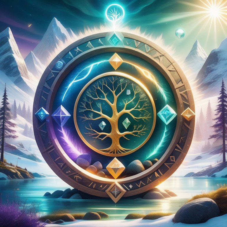 24er Futhark un der Fenriswolf in der nordischen Magie einfach erklärt.