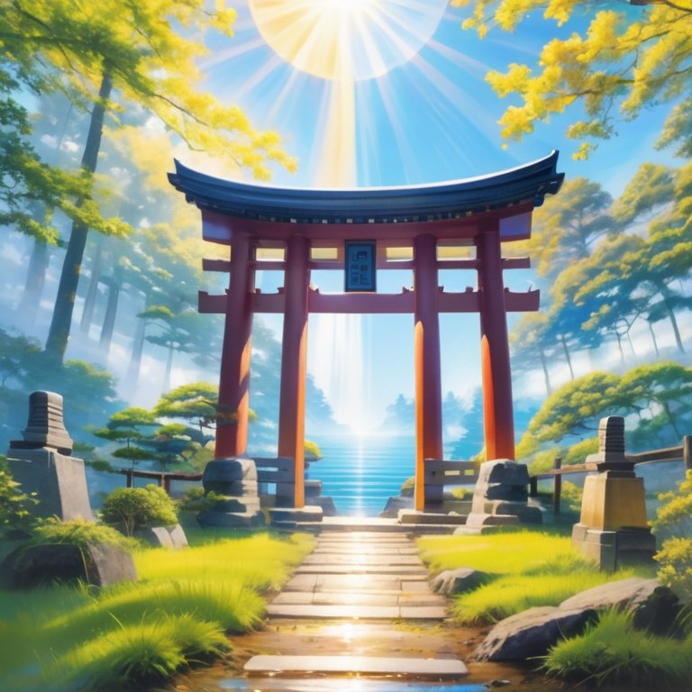 Grabbesuche für die Ahnen im Shintoismus.