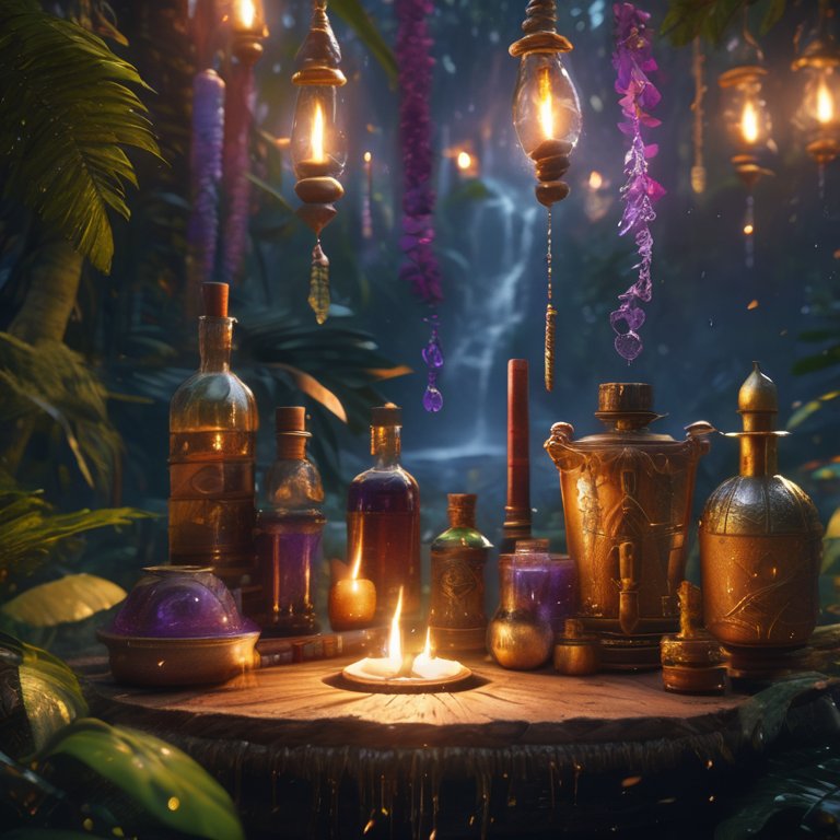 Magische Gegenstände , auch etische genannt, im Voodoo.