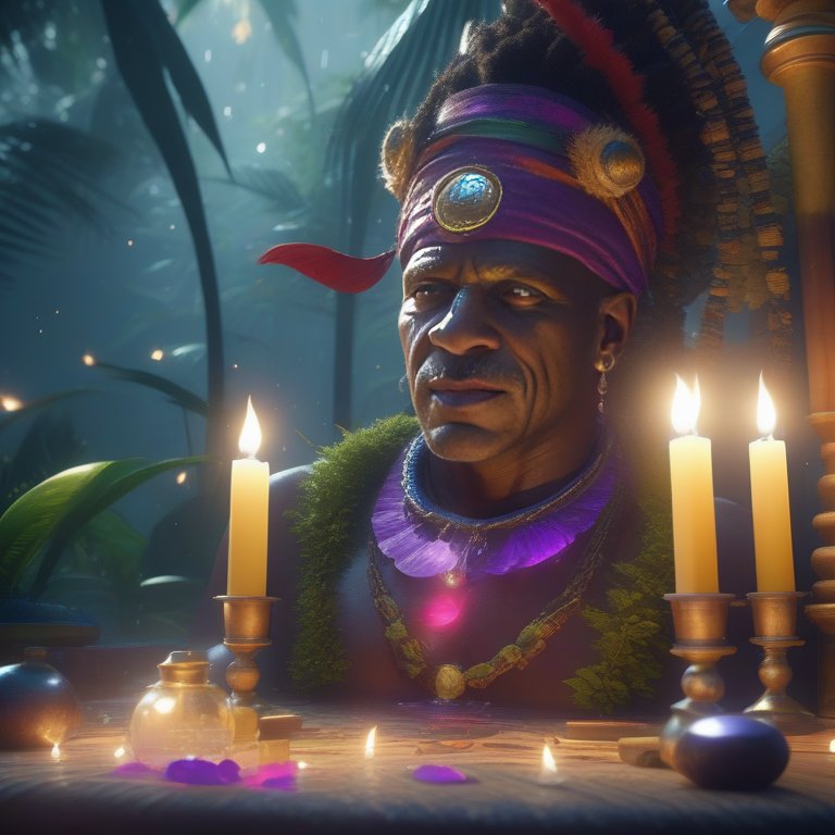 Gran Bwa ist der Beschützer der Natur im Voodoo.