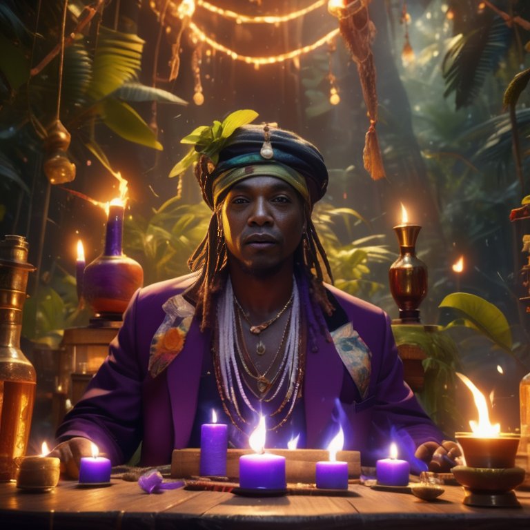 Tarot Karten in Verbindung mit dem Ghede Loa Baron Samedi.