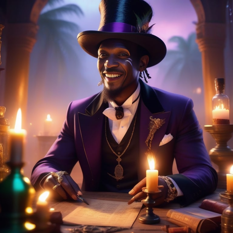Baron Samedi ist der Schutzpatron der Toten im Voodoo.