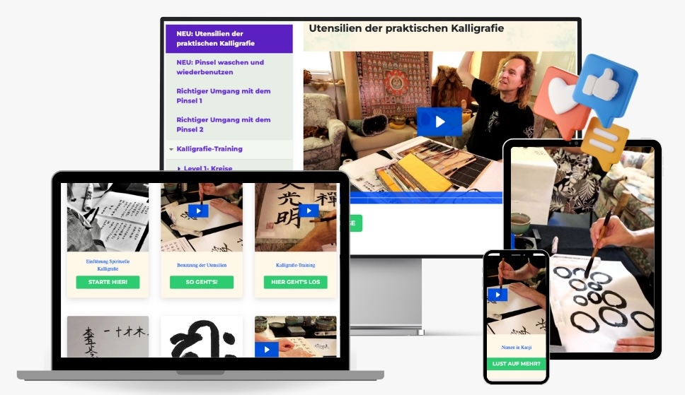 Spirituelle Kalligrafie Onlinekurs